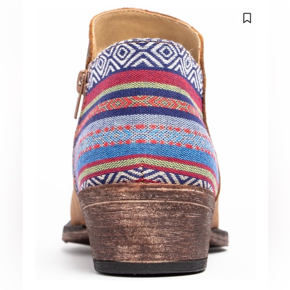 Roper boho ankle booties with heel - Picture 4 of 5